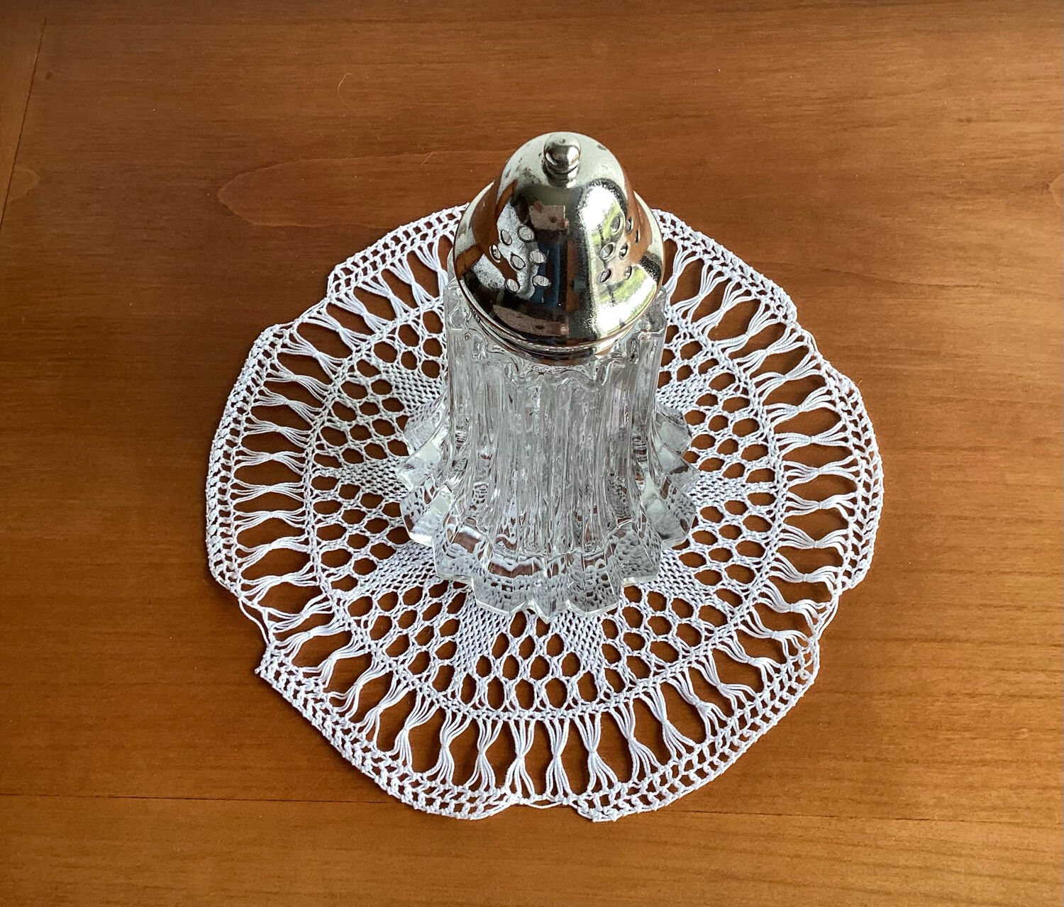 Sprinkler silver metal cap England