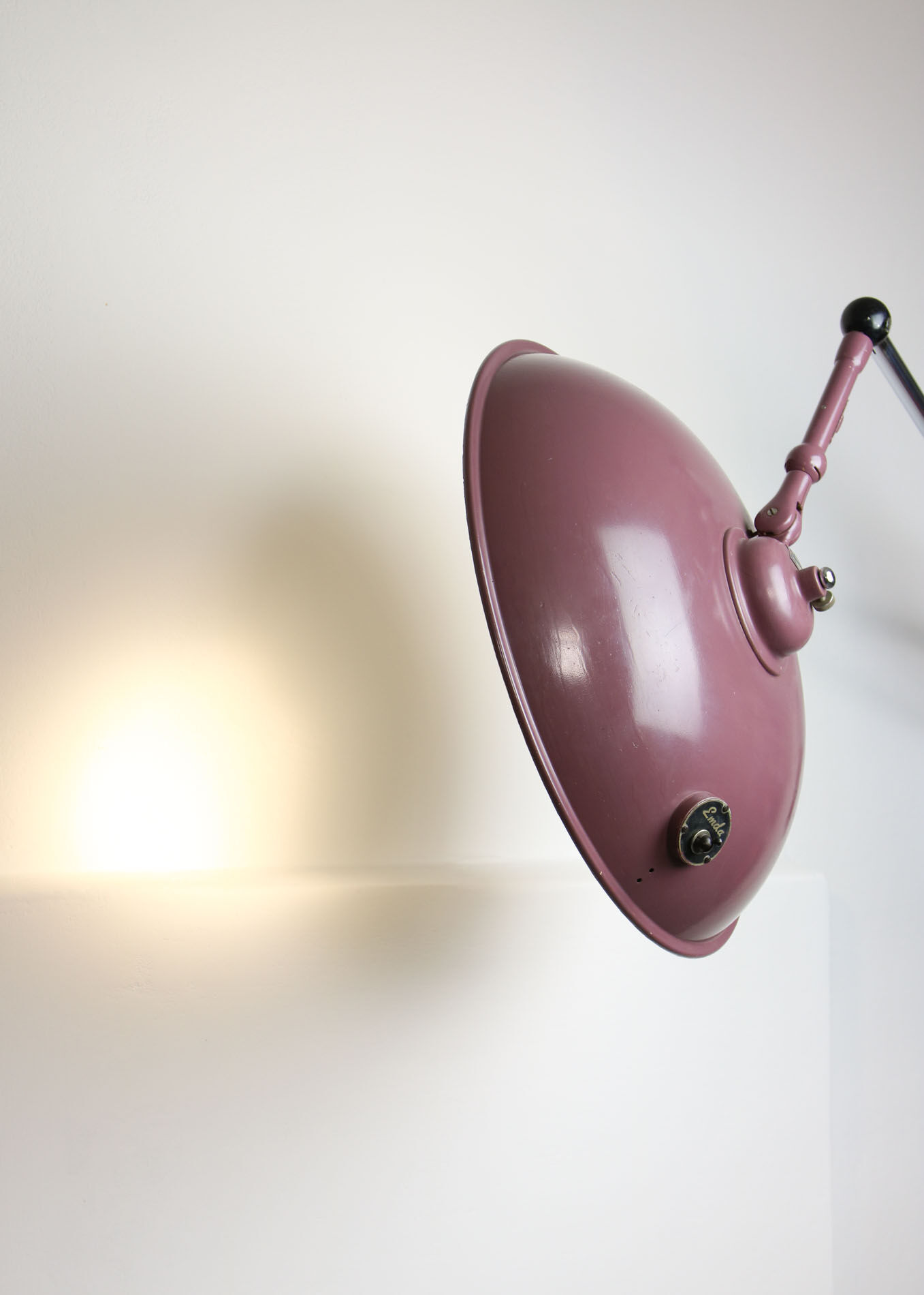 Industrial wall lamp from Emda, 1920s