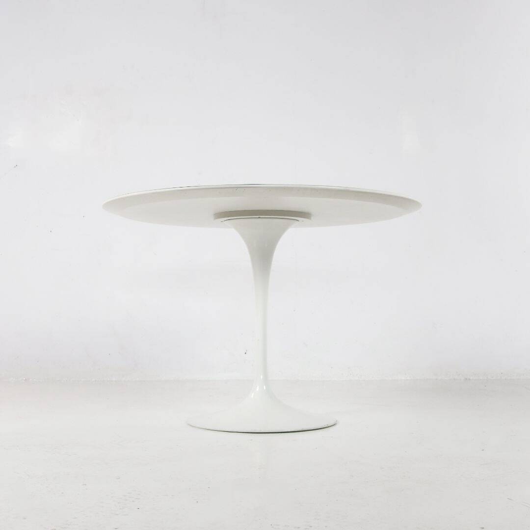 Table à manger tulipe en bois par Eero Saarinen pour Knoll International 1970
