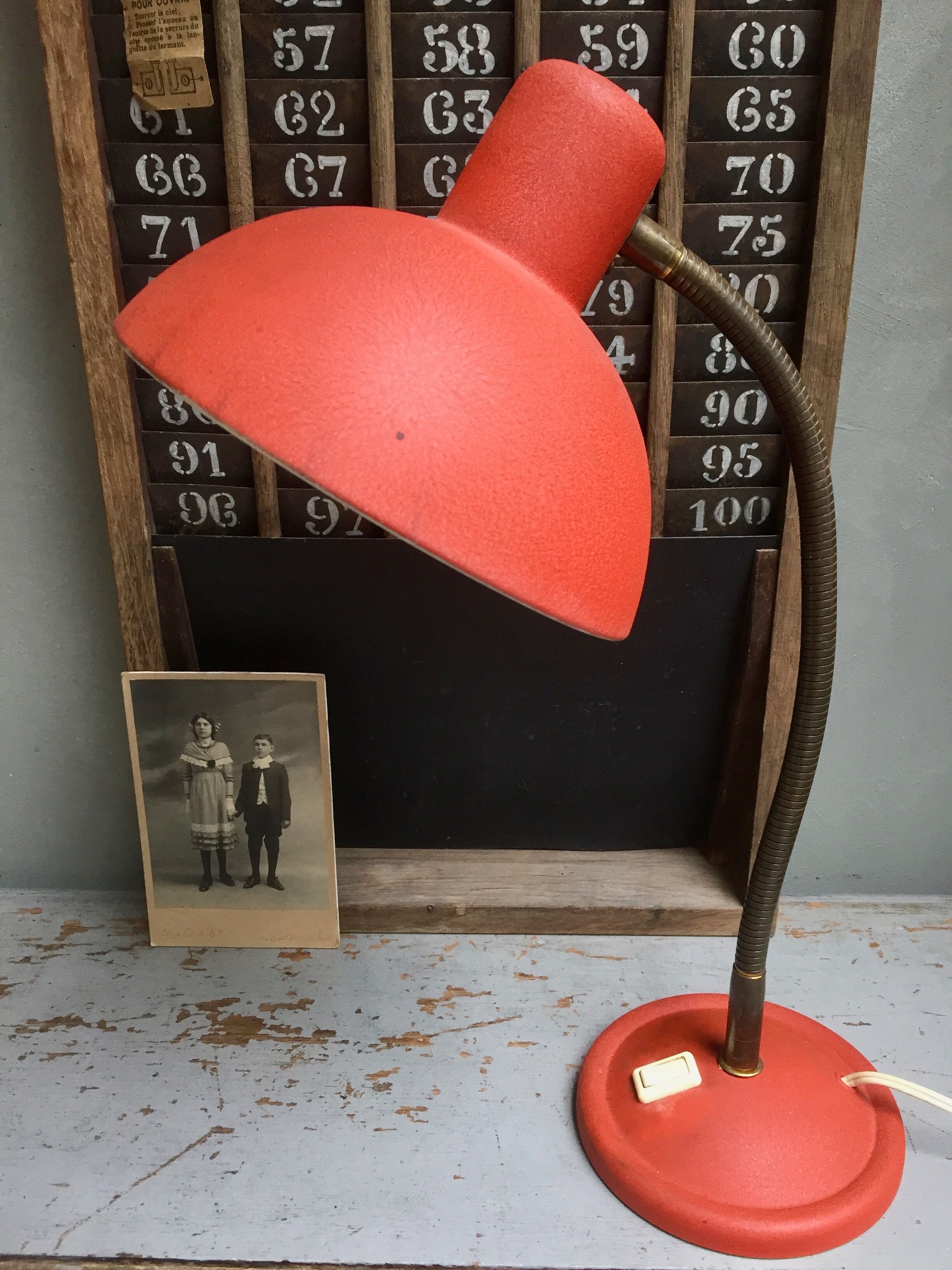 Large vintage office lamp