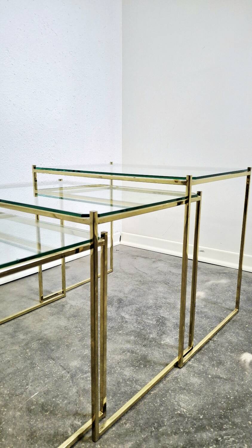 70s Regency Nesting Tables (Set of 3)