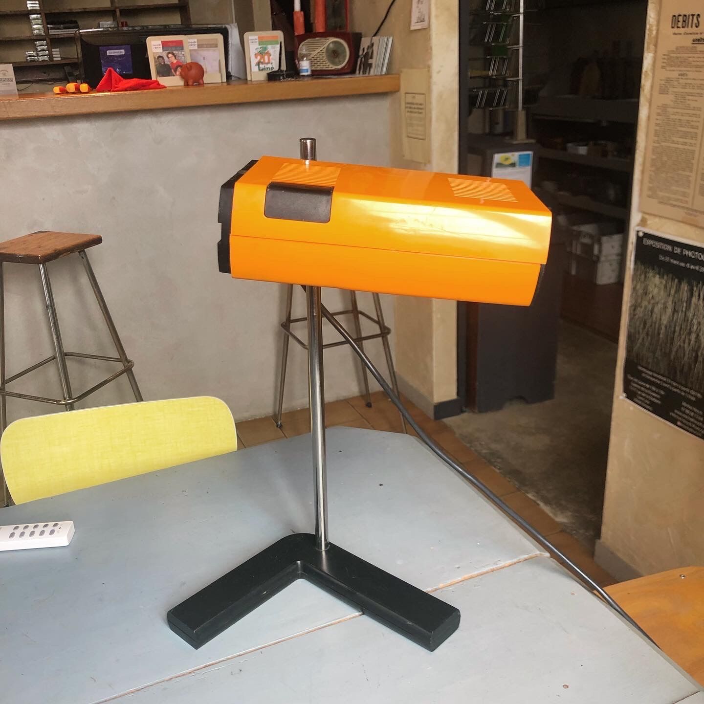 Lampe industrielle Samp Manade 1970