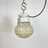 Vintage White Porcelain Pendant Light, 1970s