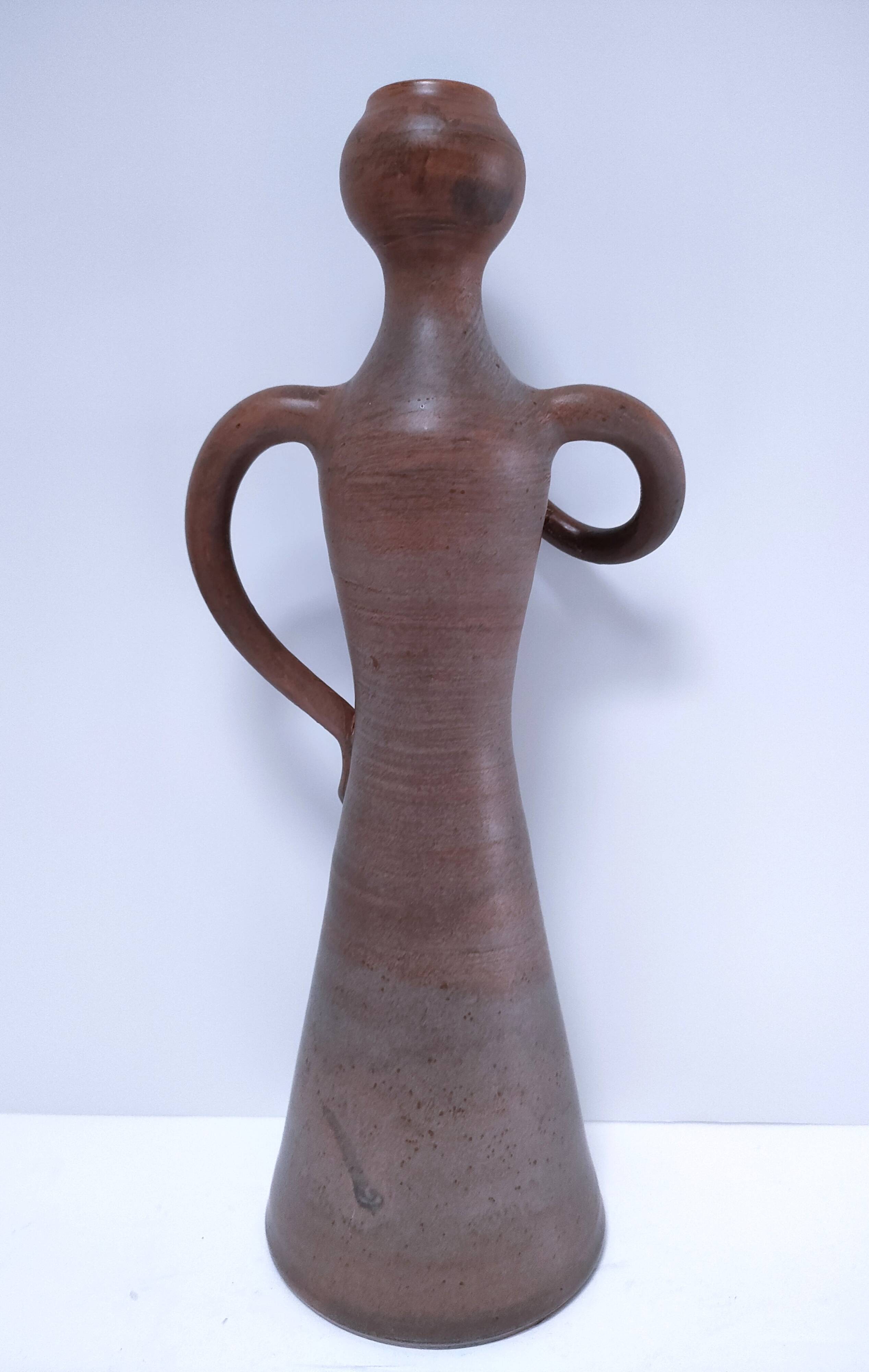 Vintage signed ceramic soliflore vase