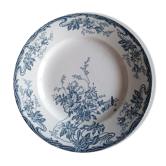 Assiette plate Longwy - Azalées