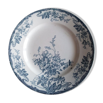 Assiette plate Longwy - Azalées