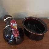 Terrine pigeon signed geo