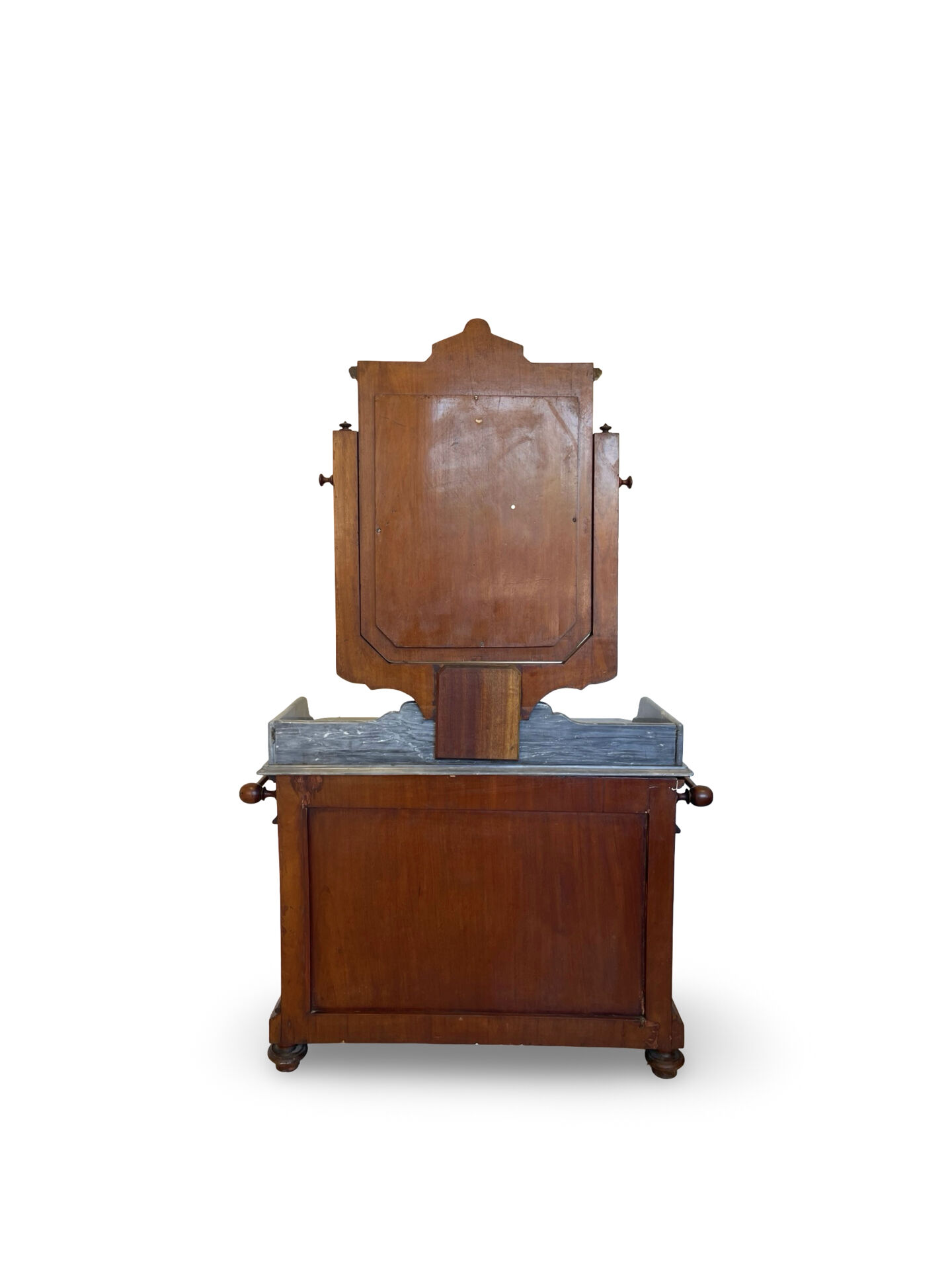 The antique walnut vanity , 19th century