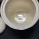 Milk or cream jug and sugar bowl with Gien earthenware lid, Rouen model 32