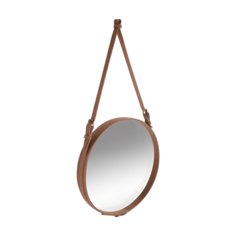 Mirror by Jacques Adnet 58 cm