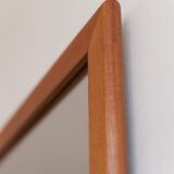 Scandinavian mirror in light teak