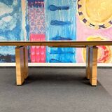 Ensemble exclusif de table à manger comprenant 6 chaises cantilever