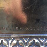 Bronze bass table with eagles