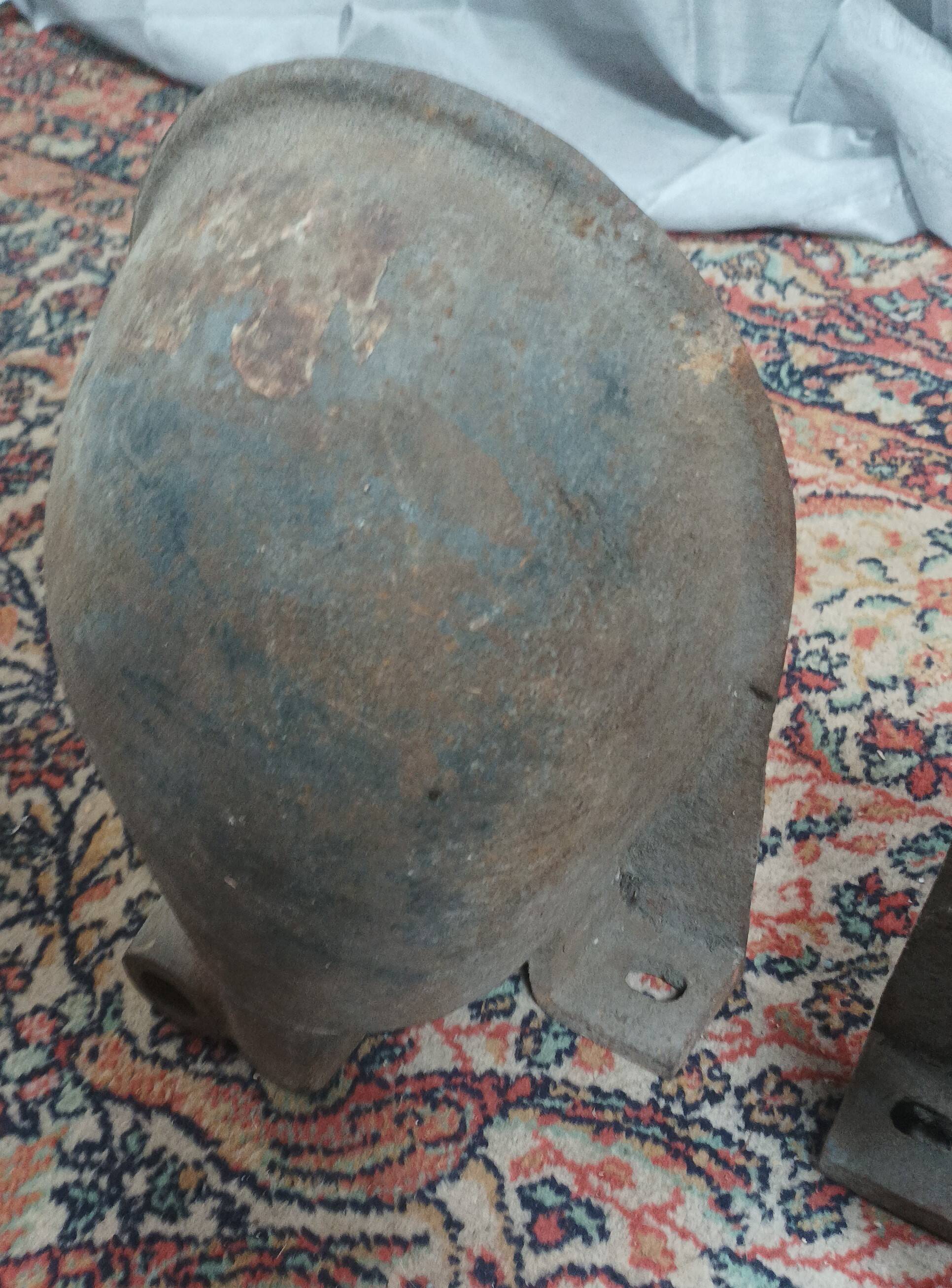 Pair of old cast iron Le Rhône drinking troughs