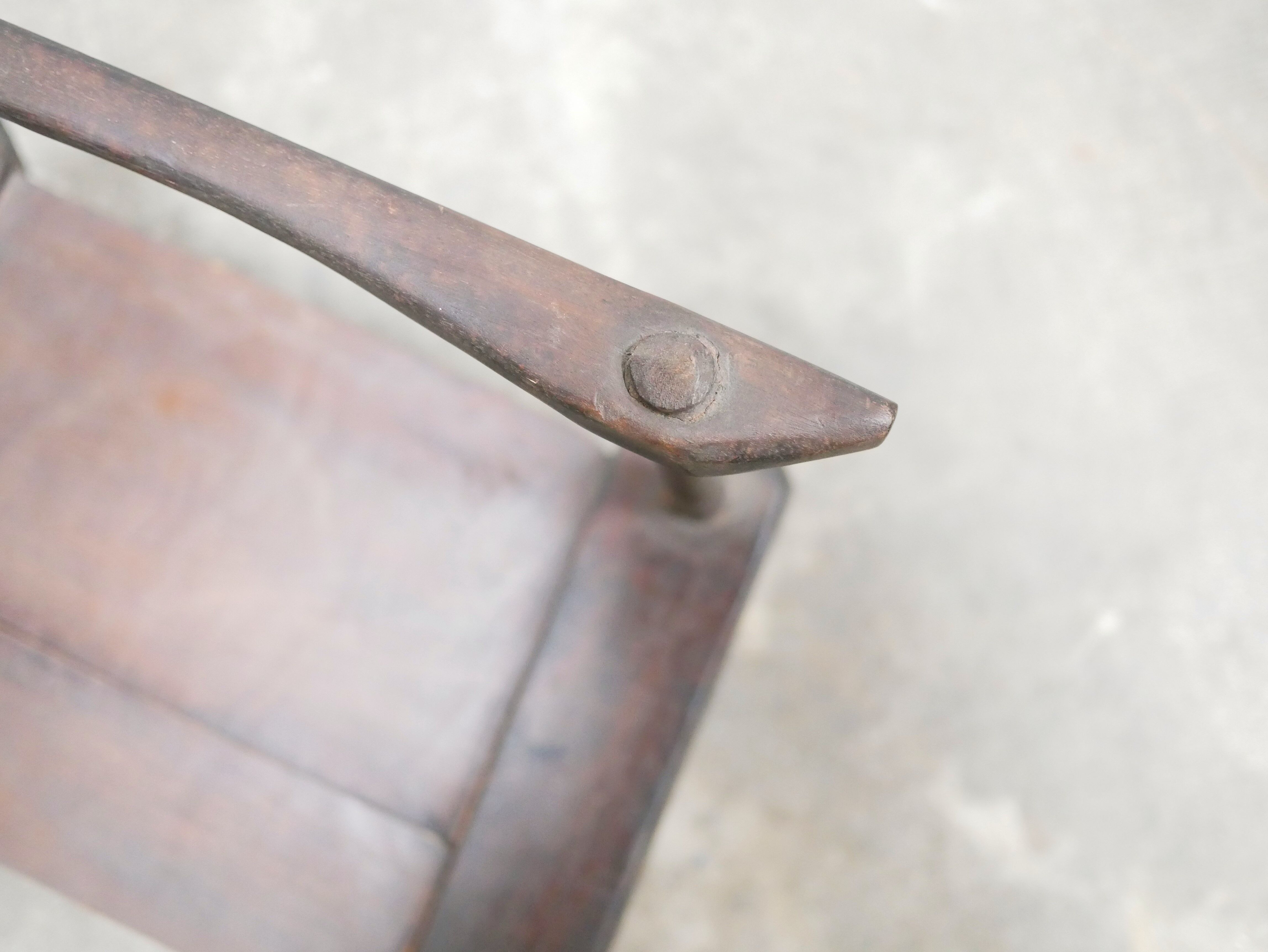 Ancient brutalist African chair