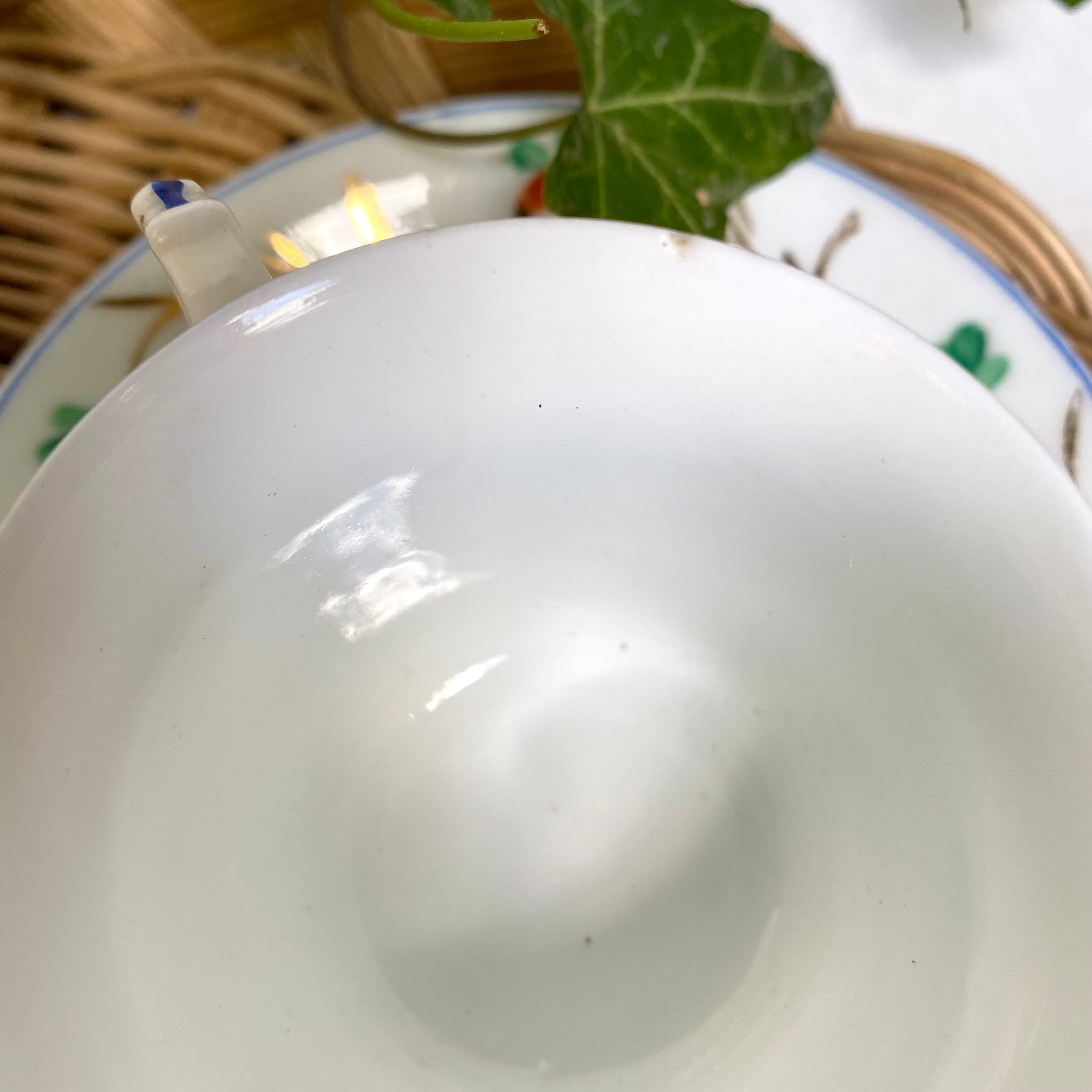 Antique porcelain coffee cups