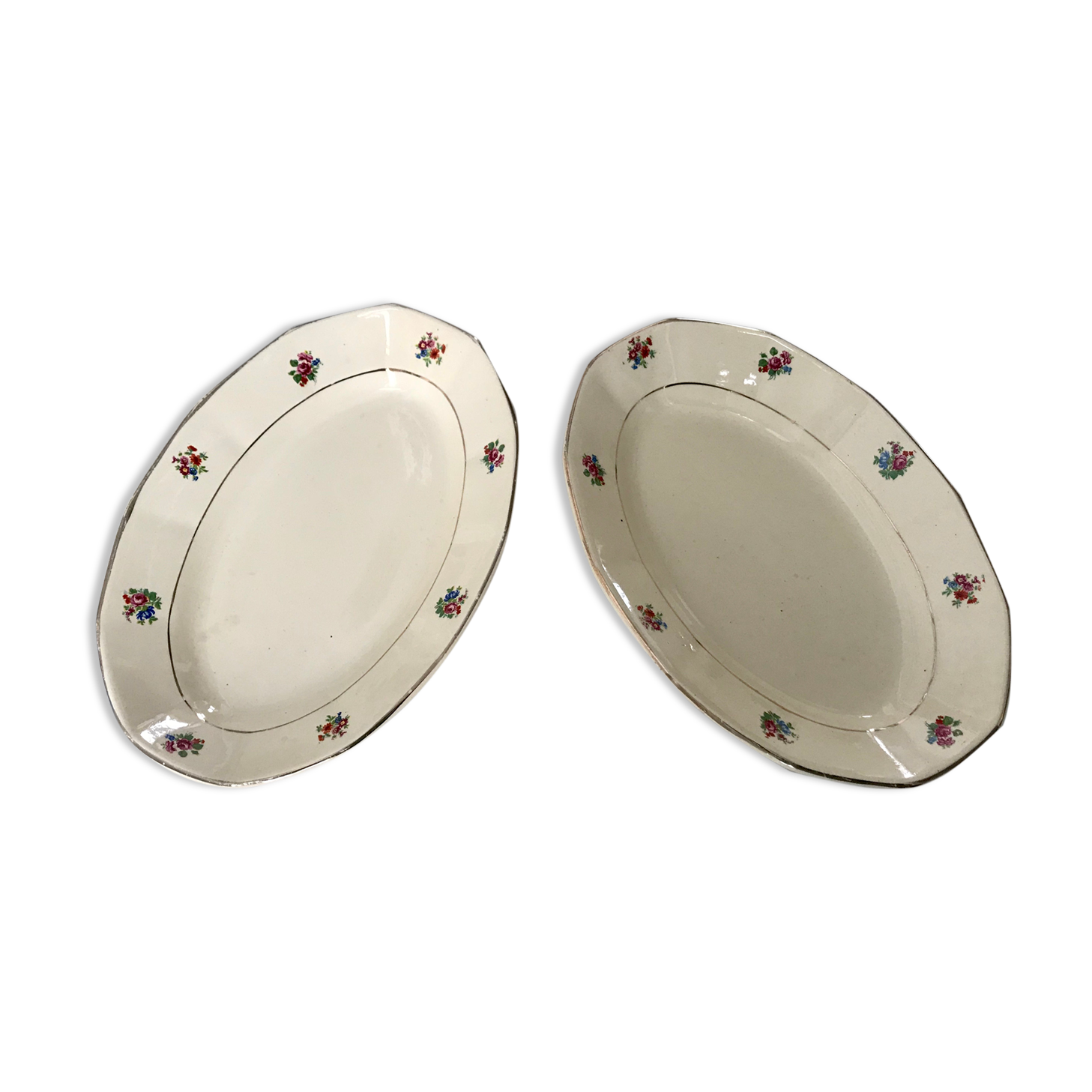 Duo of raviers Digoin Sarreguemines years 40-50