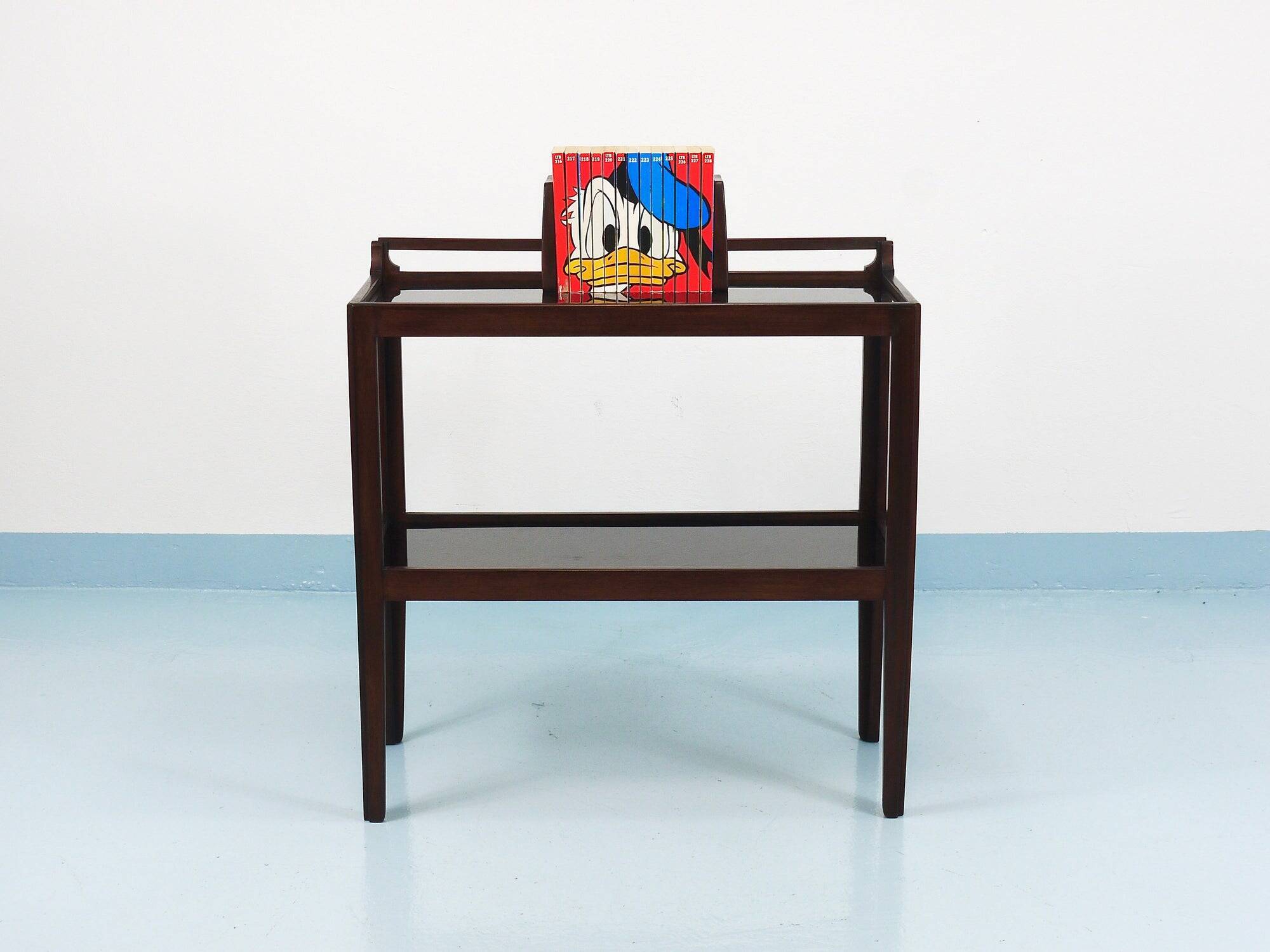 Hagenauer Jirasek unique side table, book shelf, Vienna, 1940s
