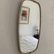 Vintage mirror 1960 asymmetrical mirror - 46 x 24 cm