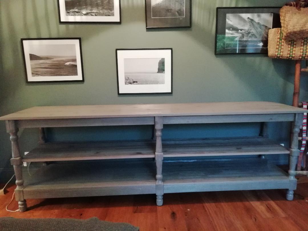 Wooden drapier table