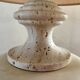 Vintage travertine lampfoot