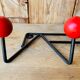 2 coat rack walls 4 balls balls 50s