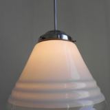 Art deco pendant light with Philips globe