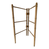 Antique towel rack with doors