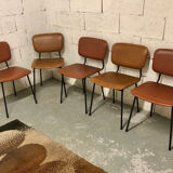 Set of 5 chairs carolina prefacto edition airborne 1960s