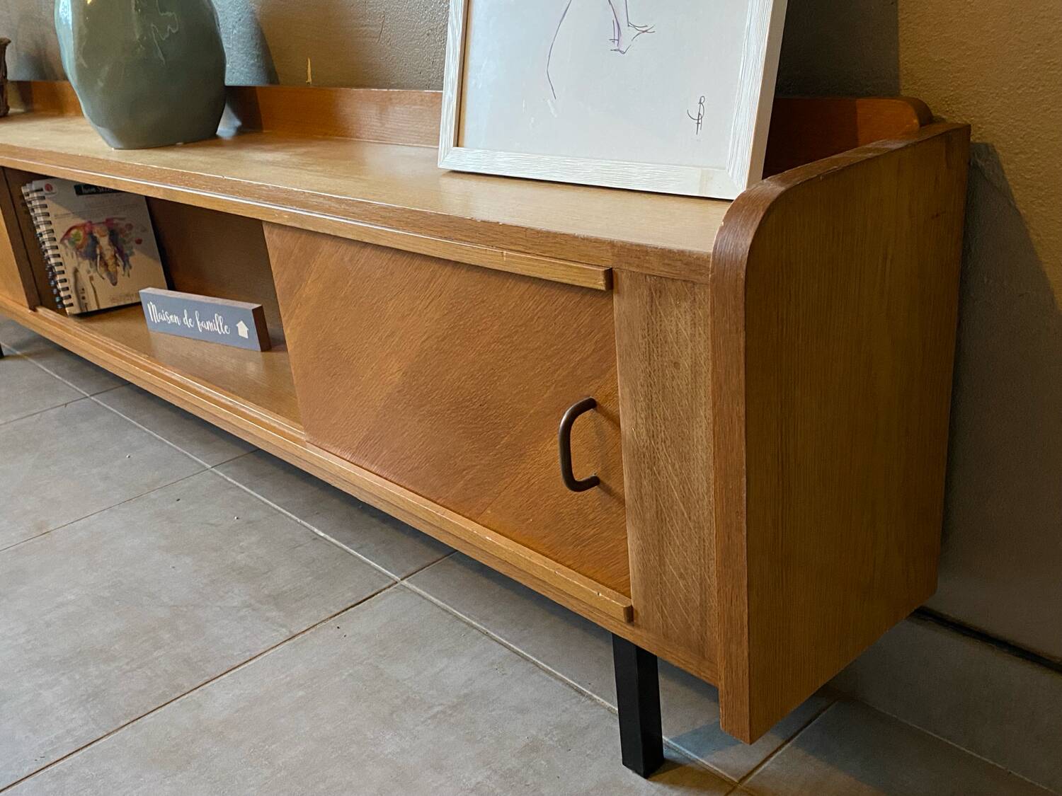 Vintage sideboard from the 60s (shallow)