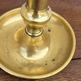 Paire de Bougeoirs Louis Philippe en laiton 1900s