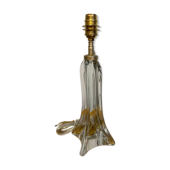 Crystal lamp base H24 cm re-electrified