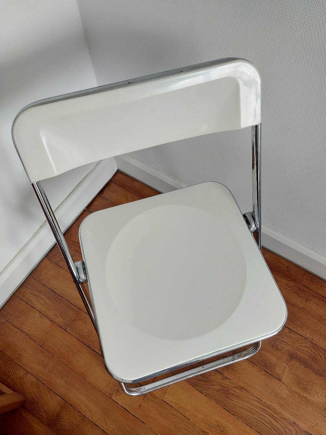 Patented folding chair