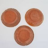 Set of 5 ceramic bowls with character motifs from Romania