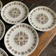 6 flat plates Pillivuyt in French porcelain
