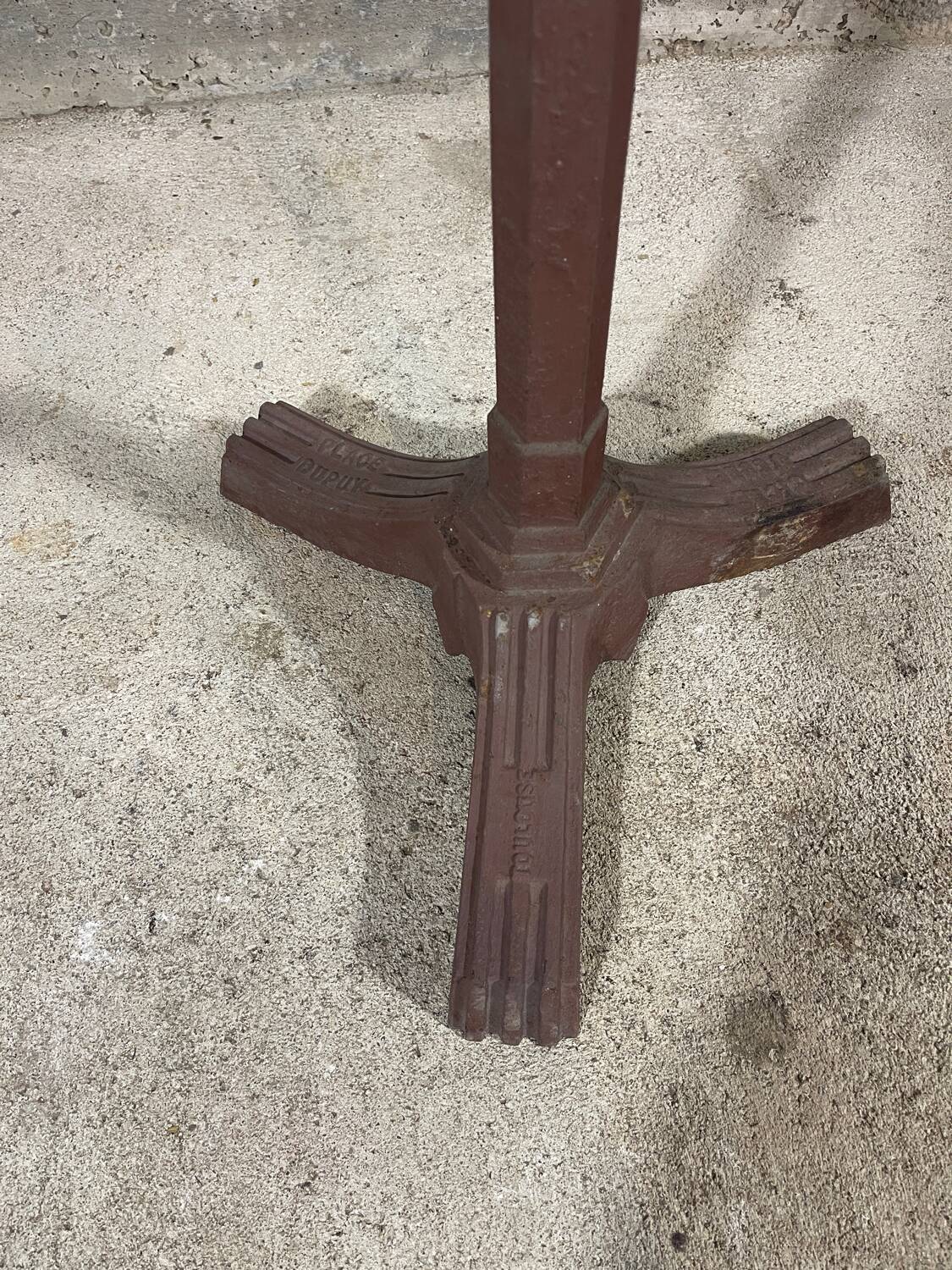 Cast iron bistro table