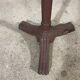 Bistro table with a cast iron base