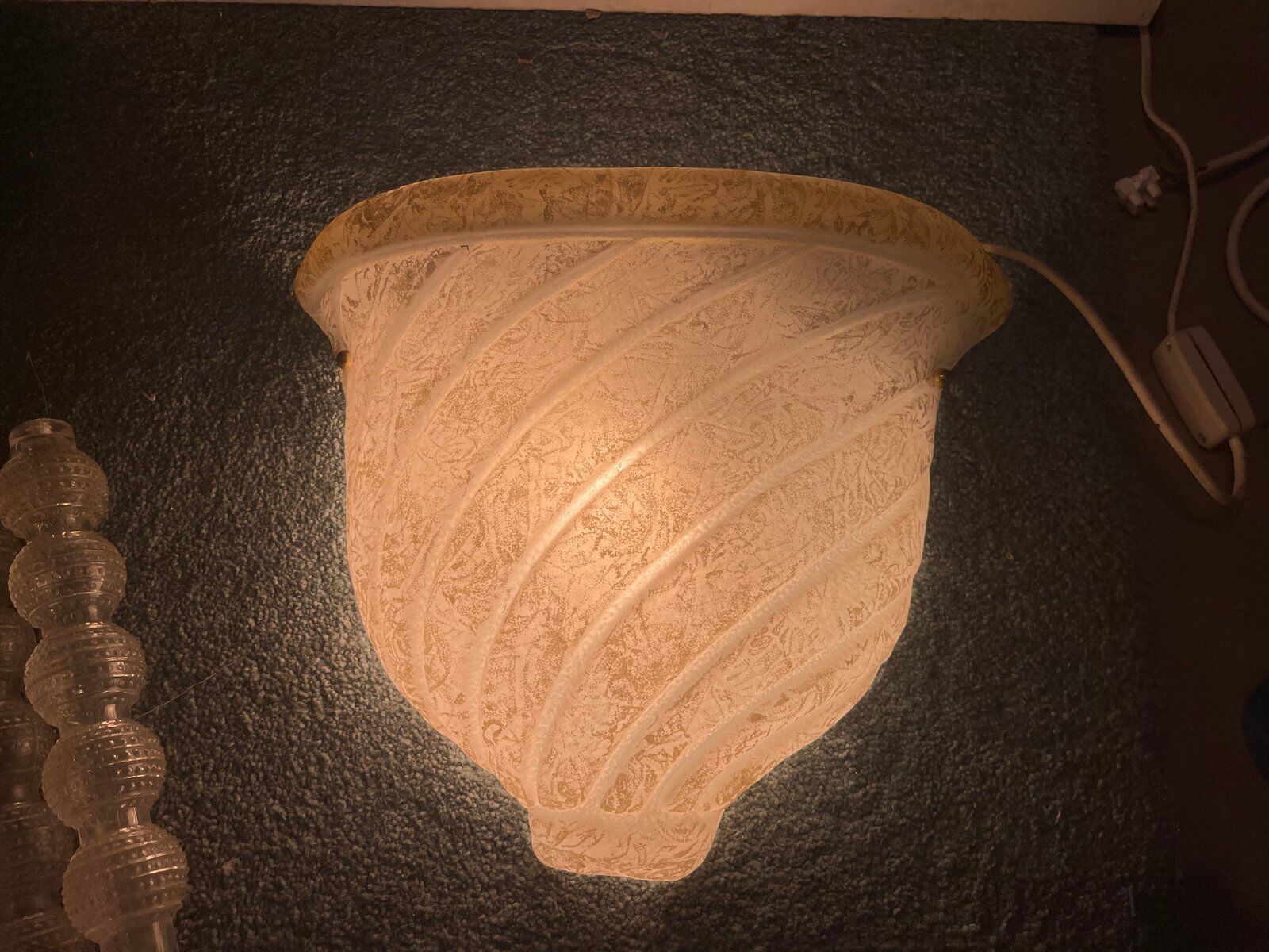 Large Murano Glass Sconces, Set of 2