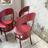 Set 6 chaises bistrot Baumann modèle Mouette
