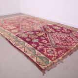 Purple vintage moroccan rug 212 CM X 343 CM