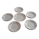 Service 14 plates 1 ceramic dish from St Amand