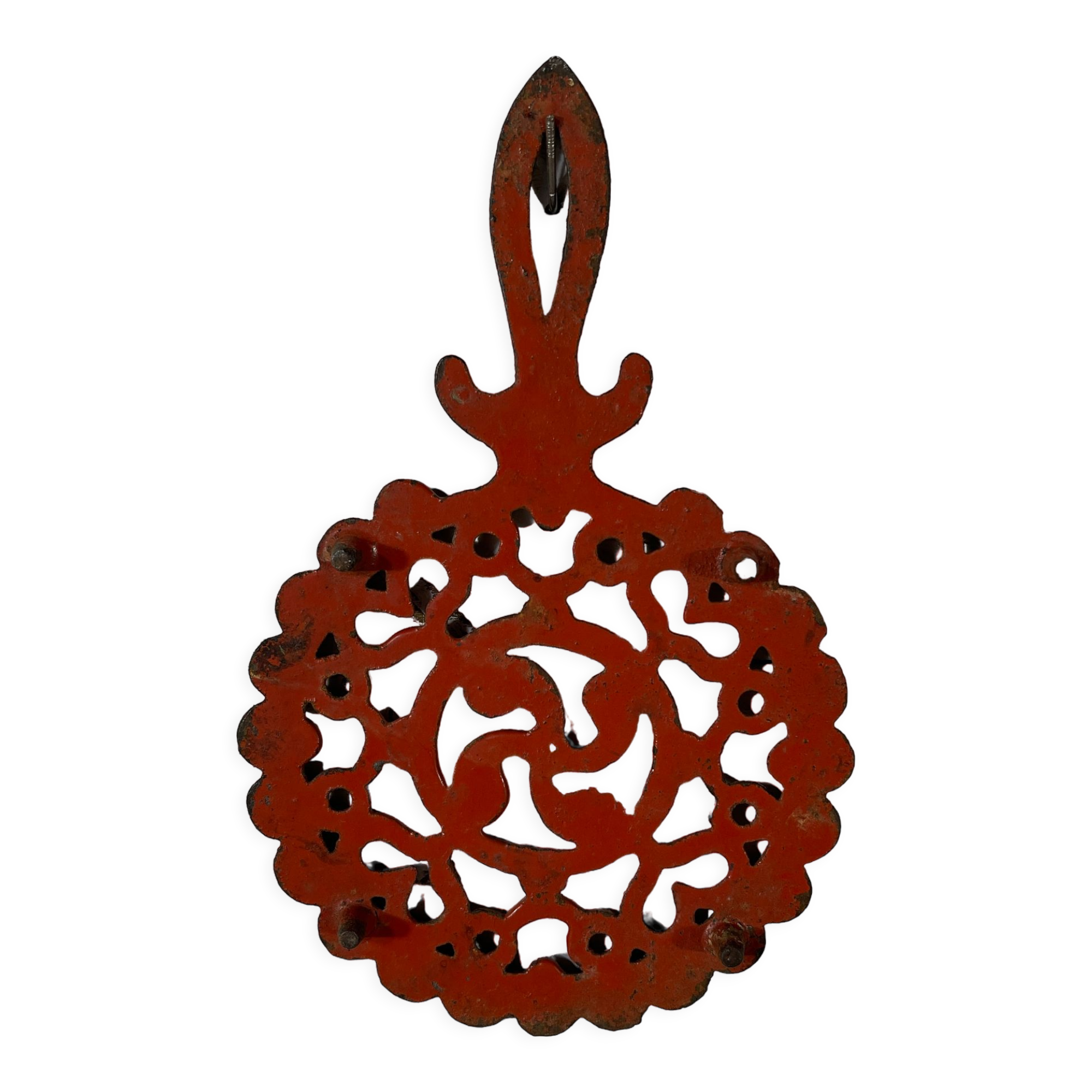 Cast iron flat trivet