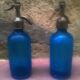 Pair of small vintage siphons