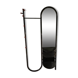 Système de portemanteau sur pied et son miroir