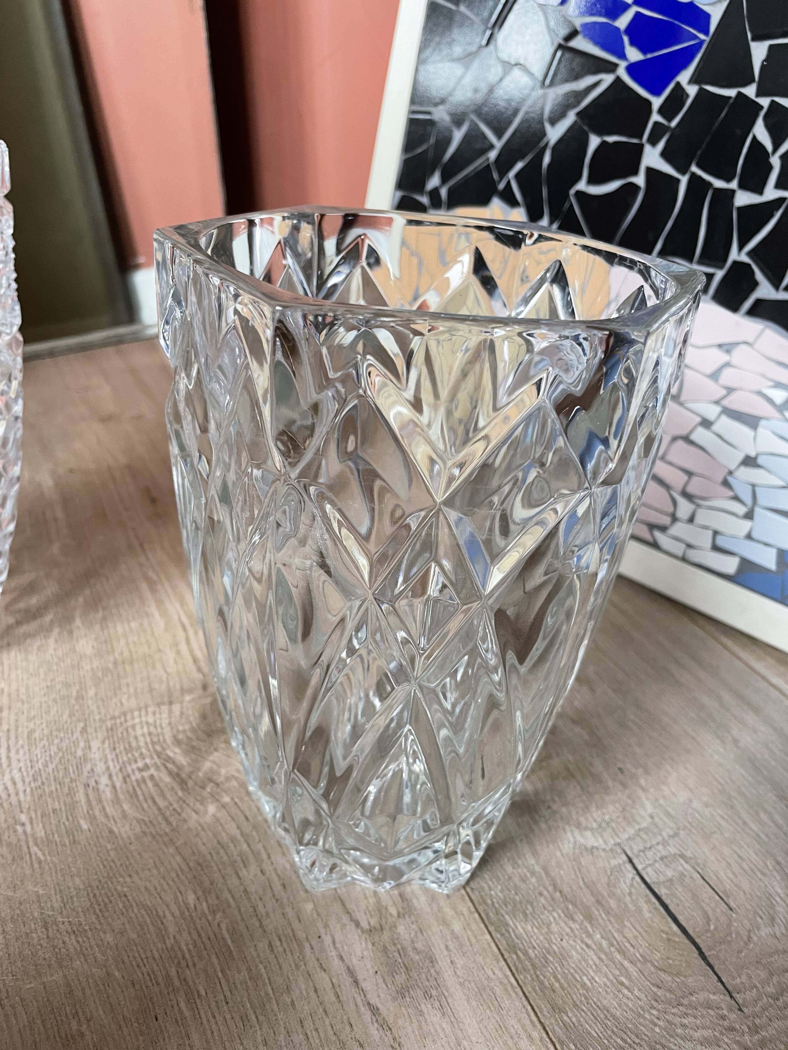 Glass vase Made In France