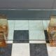 Glass coffee table in the style of marie-claude de fouguieres 1970s