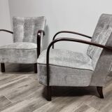 Armchairs by Jindrich Halabala for Up Závody, Set of 2