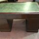 Desk style english mahogany and mahogany flat
