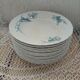 12 antique ironstone dinner plates