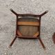 Set of 4 teak chairs scandinave style 60s